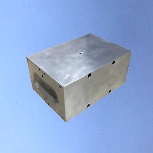 Aluminium Pump Chamber for quartz triple bore