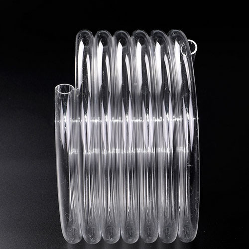 Custom Quartz Spiral Helical Tubes Fused Quartz Coils Tubing