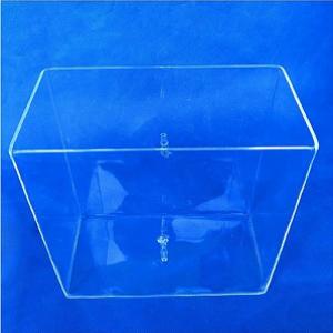 China factory customize High temperature resistance clear fused quartz box with lid China factory customize High temperature resistance clear fused quartz box with lid