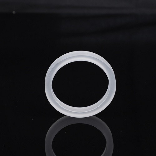 Machined High Precision Frosted Quartz Flange  Made in China