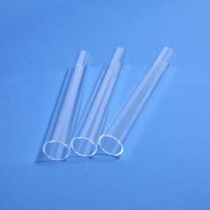 Polished Transparent Quartz Flow Tubes Used in Laser Cavity