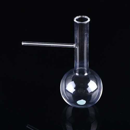 Laboratory Glassware 5ml to 5000ml Quartz Distillation flask branch angle 75