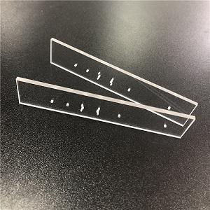 Quartz Glass Plate With Laser Drilling Hole