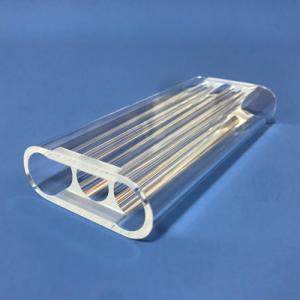 Quartz Triple Bore Quartz Flow Tubes for Medical Laser