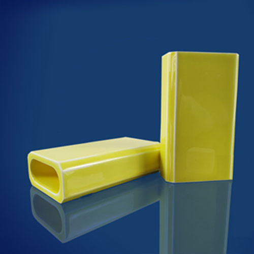 Yellow Glazed Alumina Ceramic Reflector
