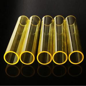 Yellow Quartz Tubes for Filtering UV