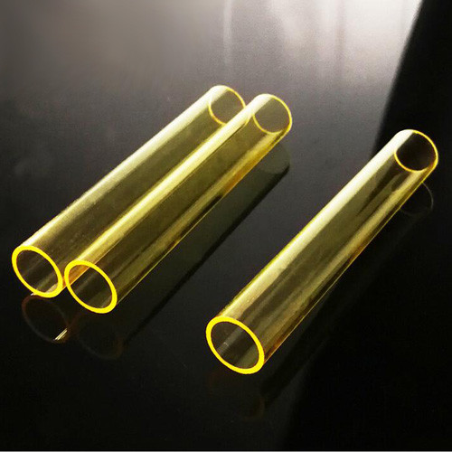 Yellow Quartz Tubes for Filtering UV