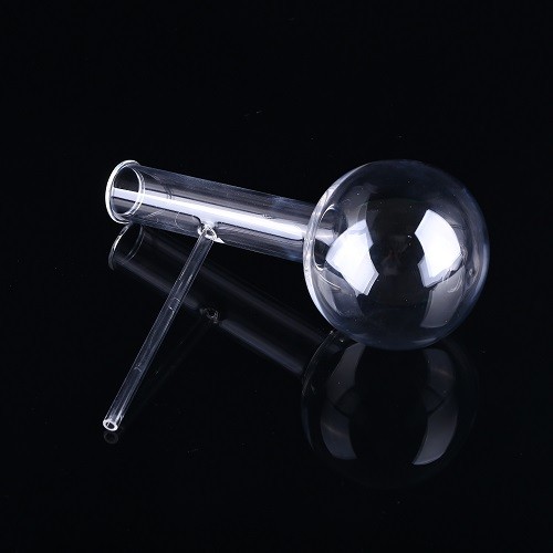 Customed Laboratory Glassware Round and Flat Bottom quartz glass flask 